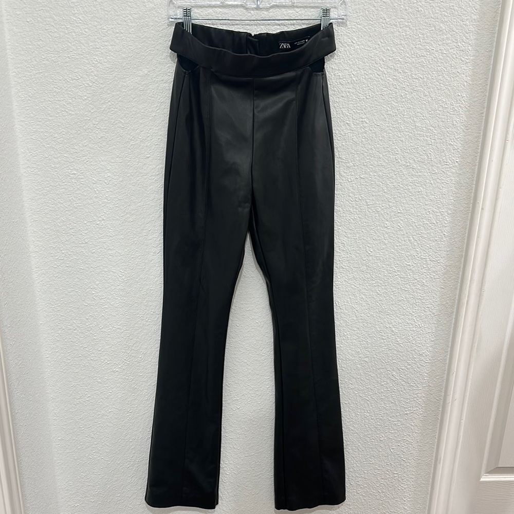 Zara Black Boot Cut Flare Pants